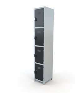 3d model of locker