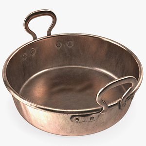 Antique Copper Preserving Pan 19th Century