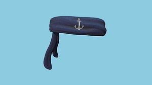 Pirate Bandana 02 - Blue - Character Costume