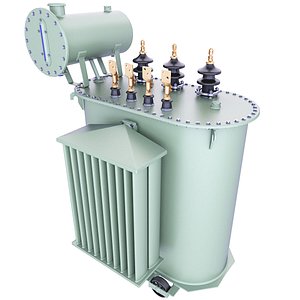 3D model transformer oil immersed