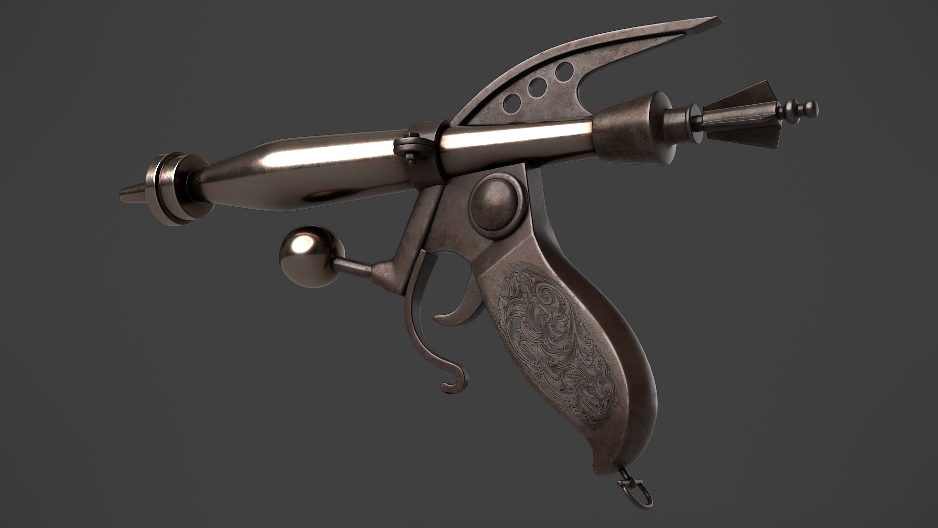 Fantasy Gun 12 3D Model - TurboSquid 1923739