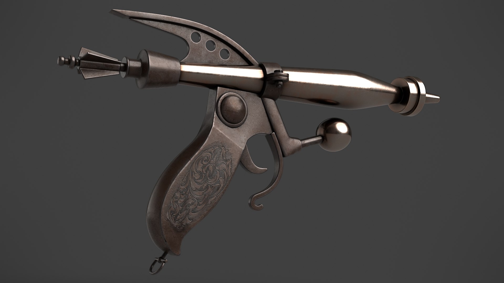 Fantasy Gun 12 3D Model - TurboSquid 1923739
