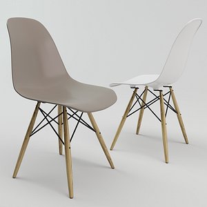 3D model Eames Side Chairs