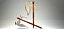 3D Spear Model Higth Poly Clear Model 3D print model