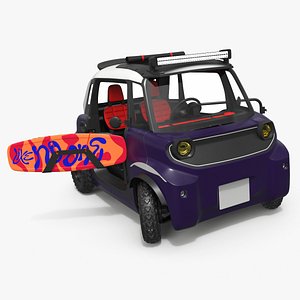 Adventure Compact City Vehicle Purple Rigged