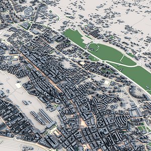 3D model Santander City Spain