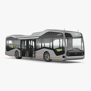3D model mercedes future bus rigged