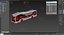 3D model mercedes future bus rigged