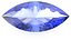 Marquise Cut Blue Sapphire
