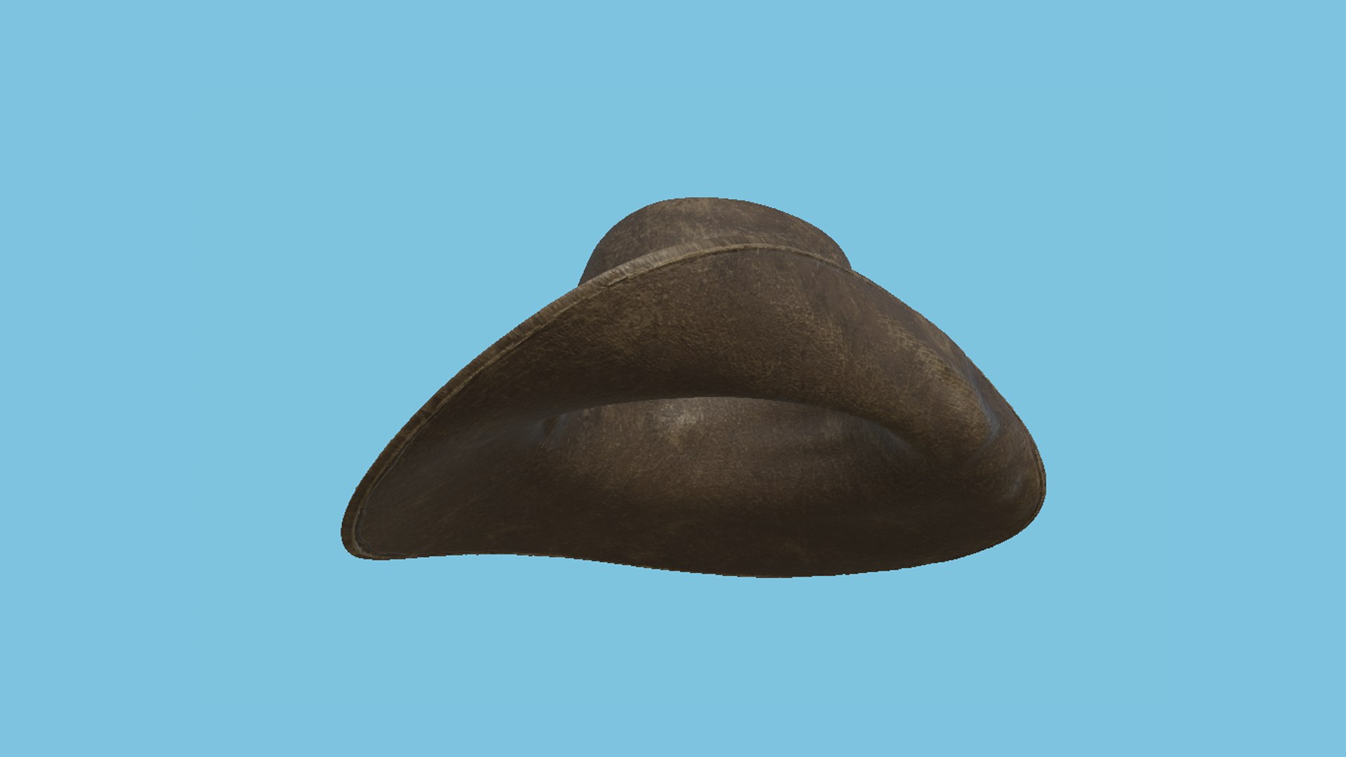 3D model Rust Leather Hat - Character Fashion Design - TurboSquid 1719354