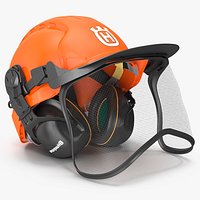 Husqvarna Forest Orange Head Protection Helmet