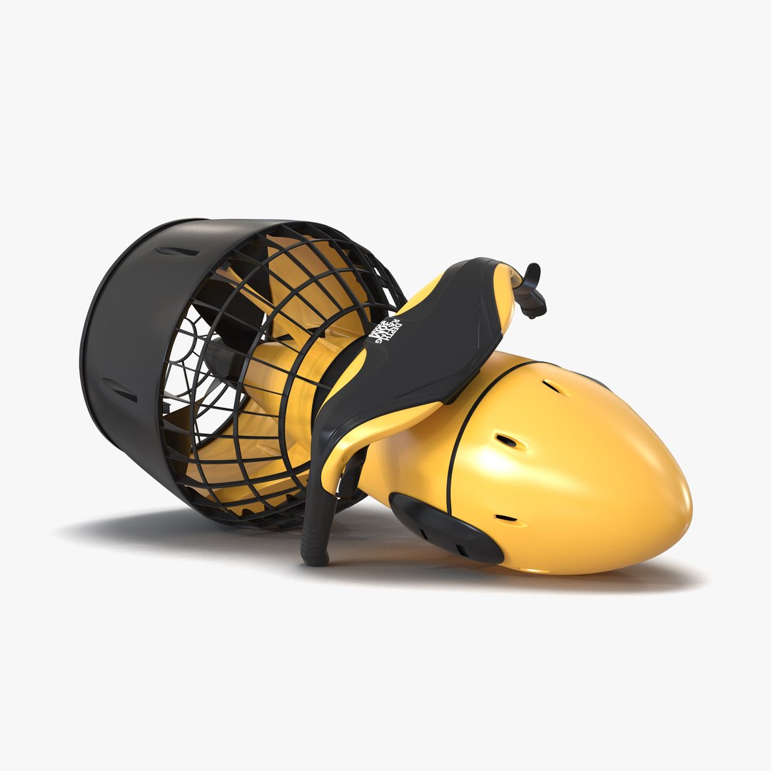 Sea Scooter Diver Propulsion Vehicle Generic 3D model preview