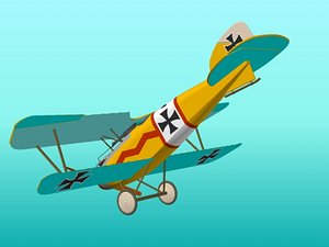 fighter albatros 3d model