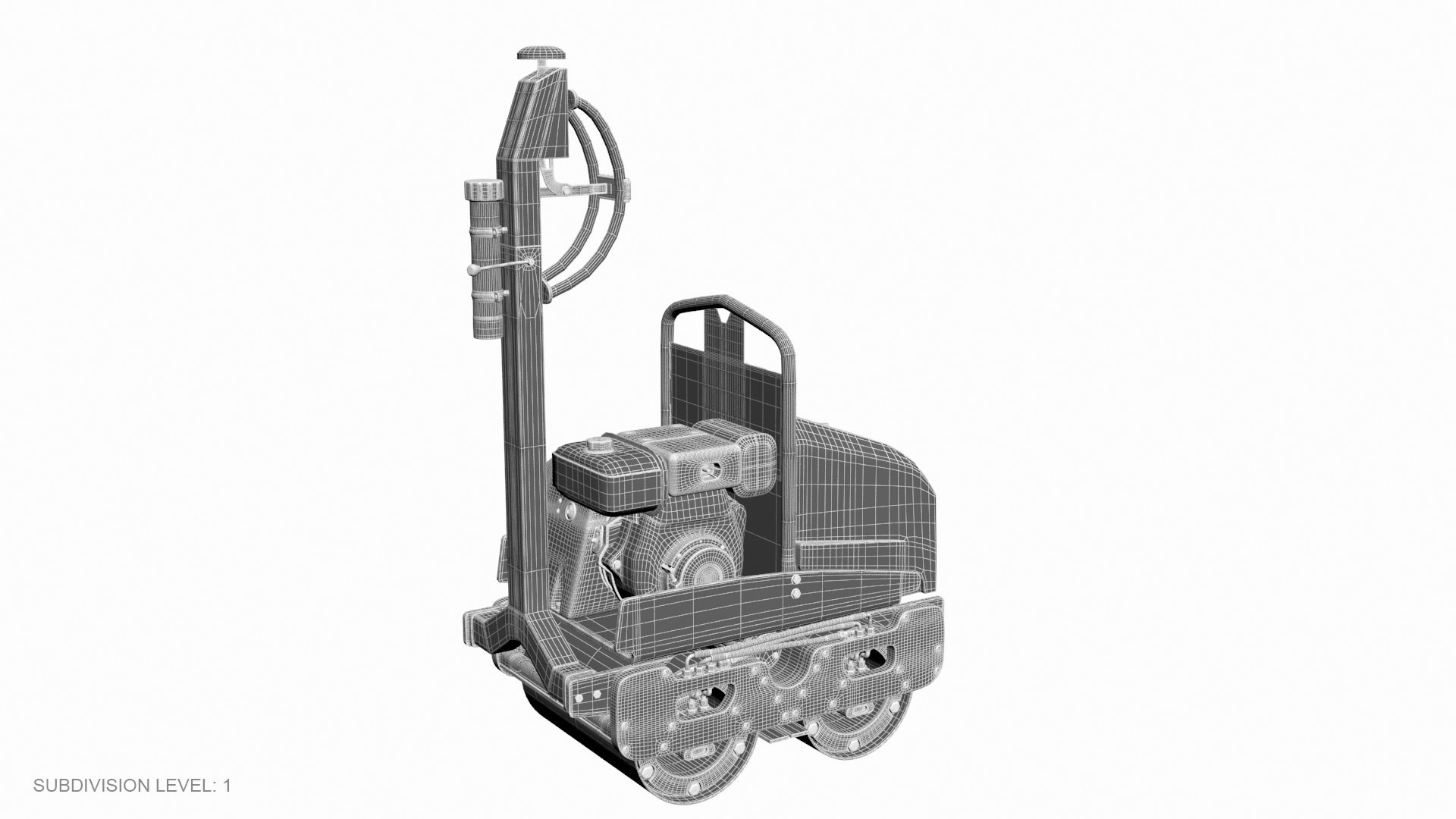 3D road roller compactor machine model - TurboSquid 1471962