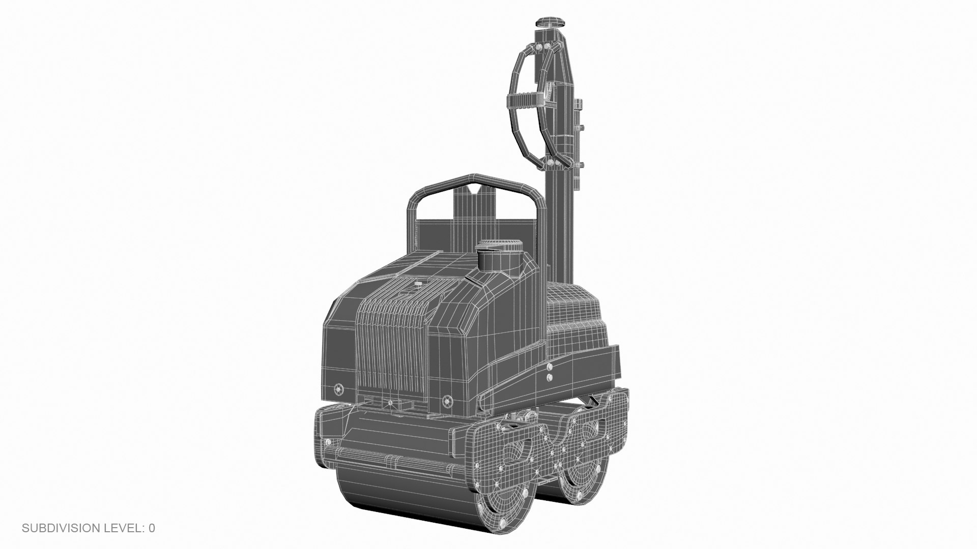 3D road roller compactor machine model - TurboSquid 1471962