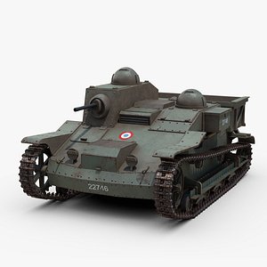 3D雷诺UE坦克