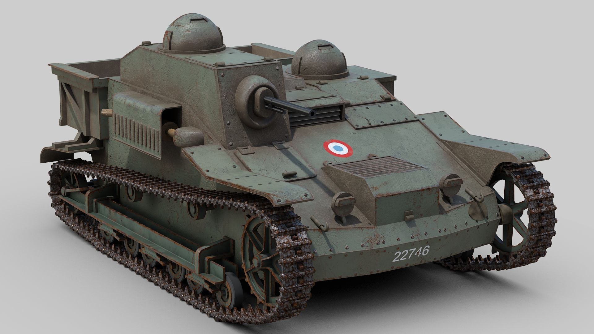 3D Renault UE Tankette - TurboSquid 1935819