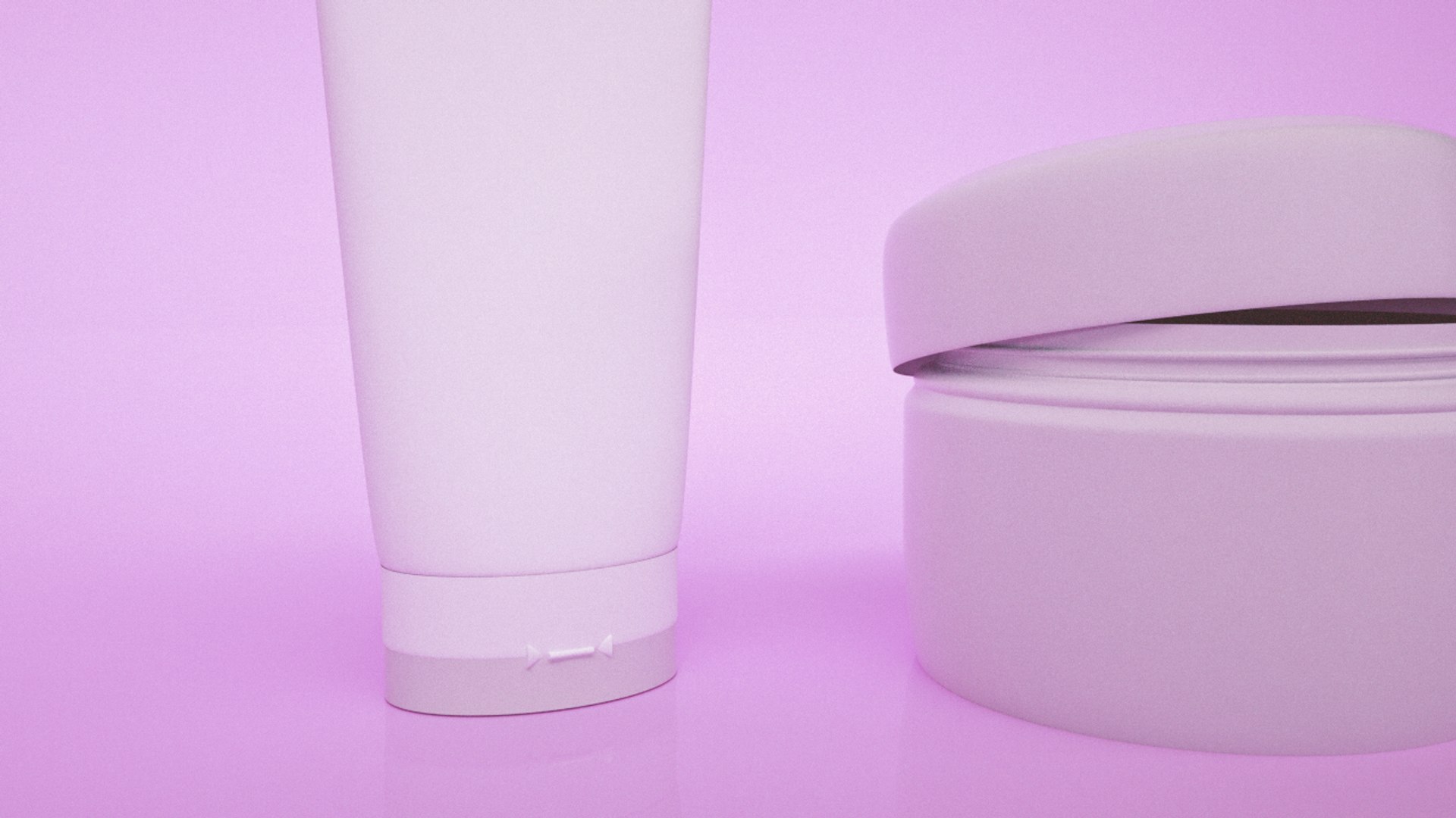 3D Cosmetic Cream Bootles Model - TurboSquid 1606644