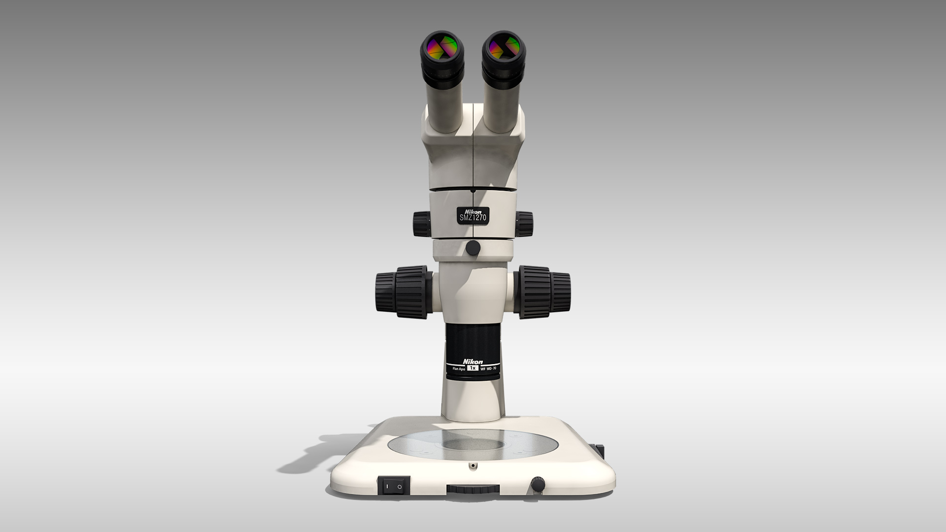 Modello 3D Nikon SMZ1270 Microscope TurboSquid 1650402