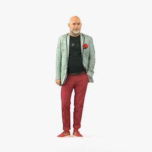 scanned human 3D model