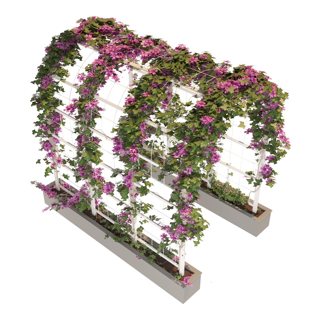 Garden Arch Model - TurboSquid 1593615
