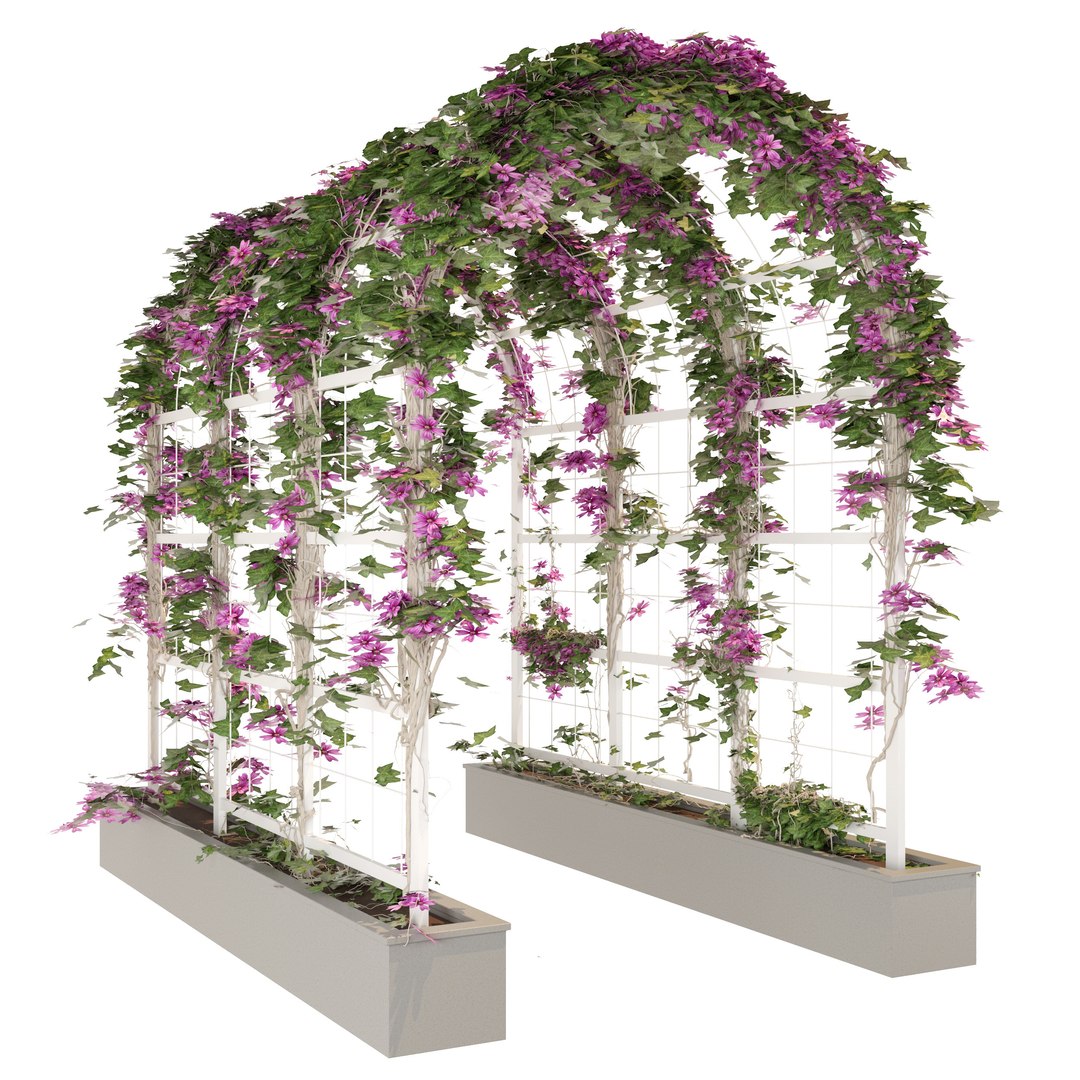 Garden Arch Model - TurboSquid 1593615