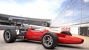 3d mclaren m7a model