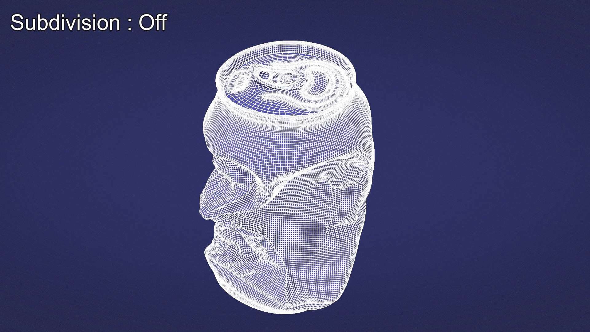 Animated Broken Can 3D model https://p.turbosquid.com/ts-thumb/0S/kvEKXs/2t/wireframe_merged_brokencan_nonsubdiv_/png/1638087765/1920x1080/fit_q87/f67b8979d1efbf4d14effb7112b55808fe2132f6/wireframe_merged_brokencan_nonsubdiv_.jpg