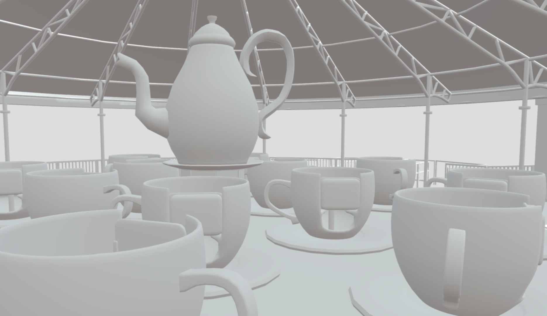 Fun Fair Teapot 3D Model - TurboSquid 2039668