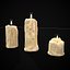 Old Melted Candles