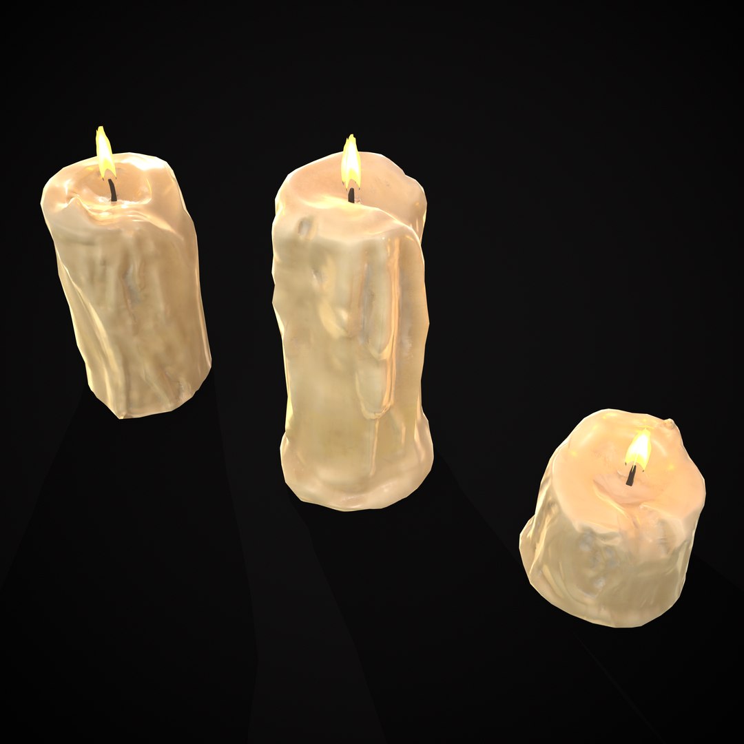 3D Old Melted Candles https://p.turbosquid.com/ts-thumb/0S/n5Eagc/rg/r13/png/1690558208/1920x1080/fit_q87/af94026b0dd48ac48d6013fe0041d1ba3d234694/r13.jpg