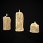 Old Melted Candles