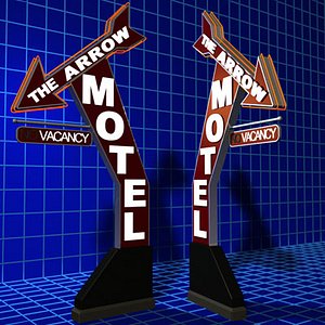 Arrow Motel Sign 01