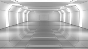 Sci Fi Warehouse 3D model