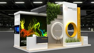 3D booth stand