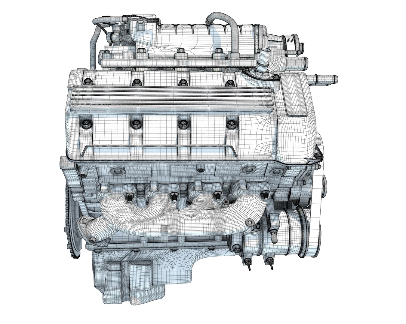 Cutaway v8 engine animation 3D model - TurboSquid 1330874