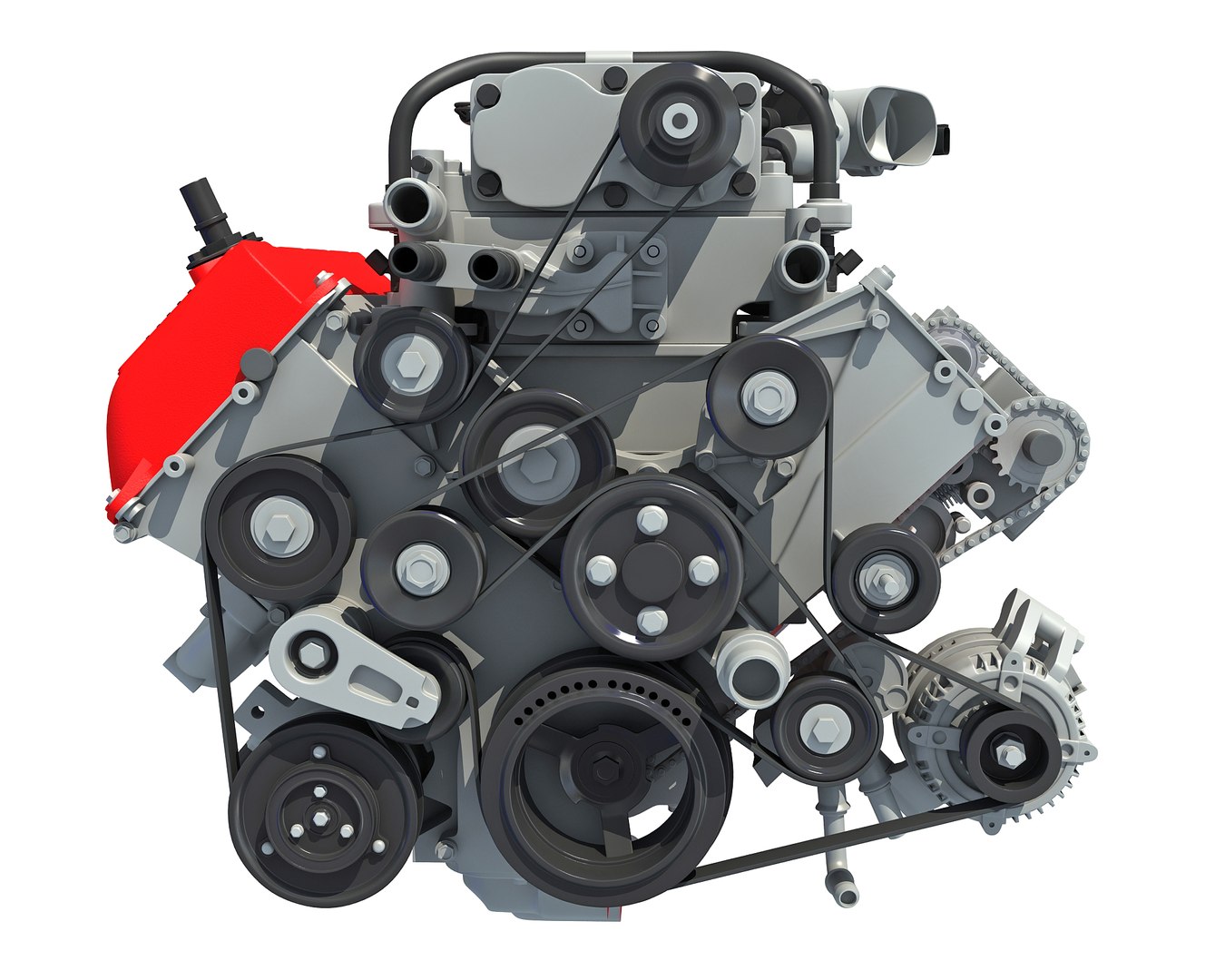 Cutaway v8 engine animation 3D model TurboSquid 1330874