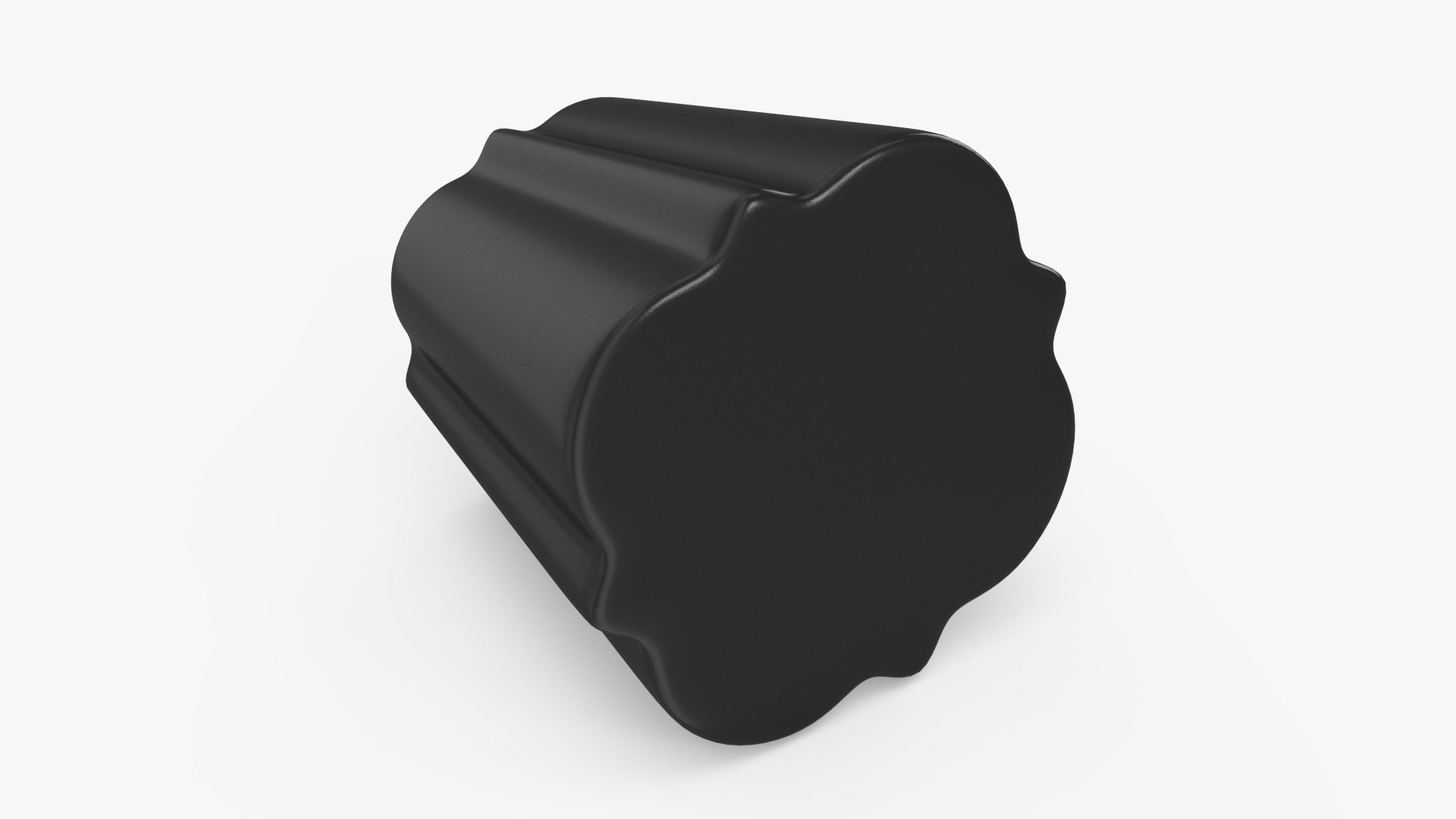 Kitchen Cabinet Handle Knob Designed Black 3D model preview
