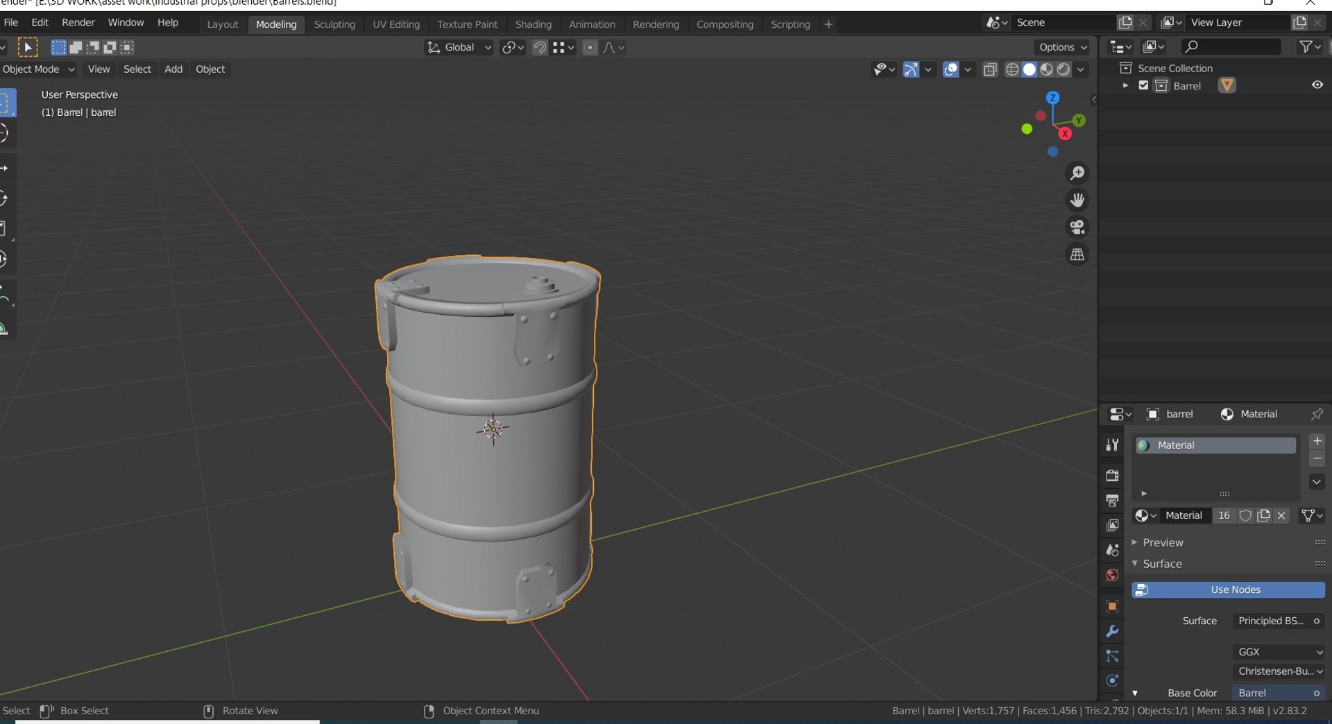barrels materials 3D model https://p.turbosquid.com/ts-thumb/0T/2PwMDI/YBch4WPE/screenshot_1/jpg/1595622193/1920x1080/fit_q87/471d6fd013ea80480b5870f3c5e4740087213257/screenshot_1.jpg
