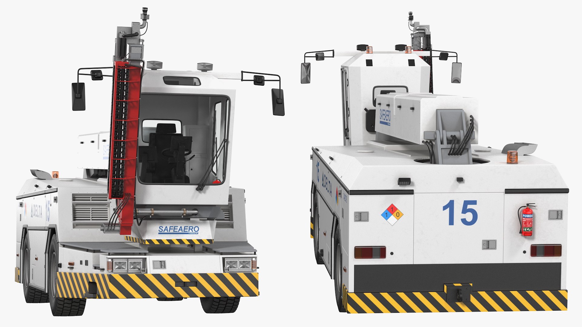 Safeaero 220 deicing vehicle model - TurboSquid 1587679