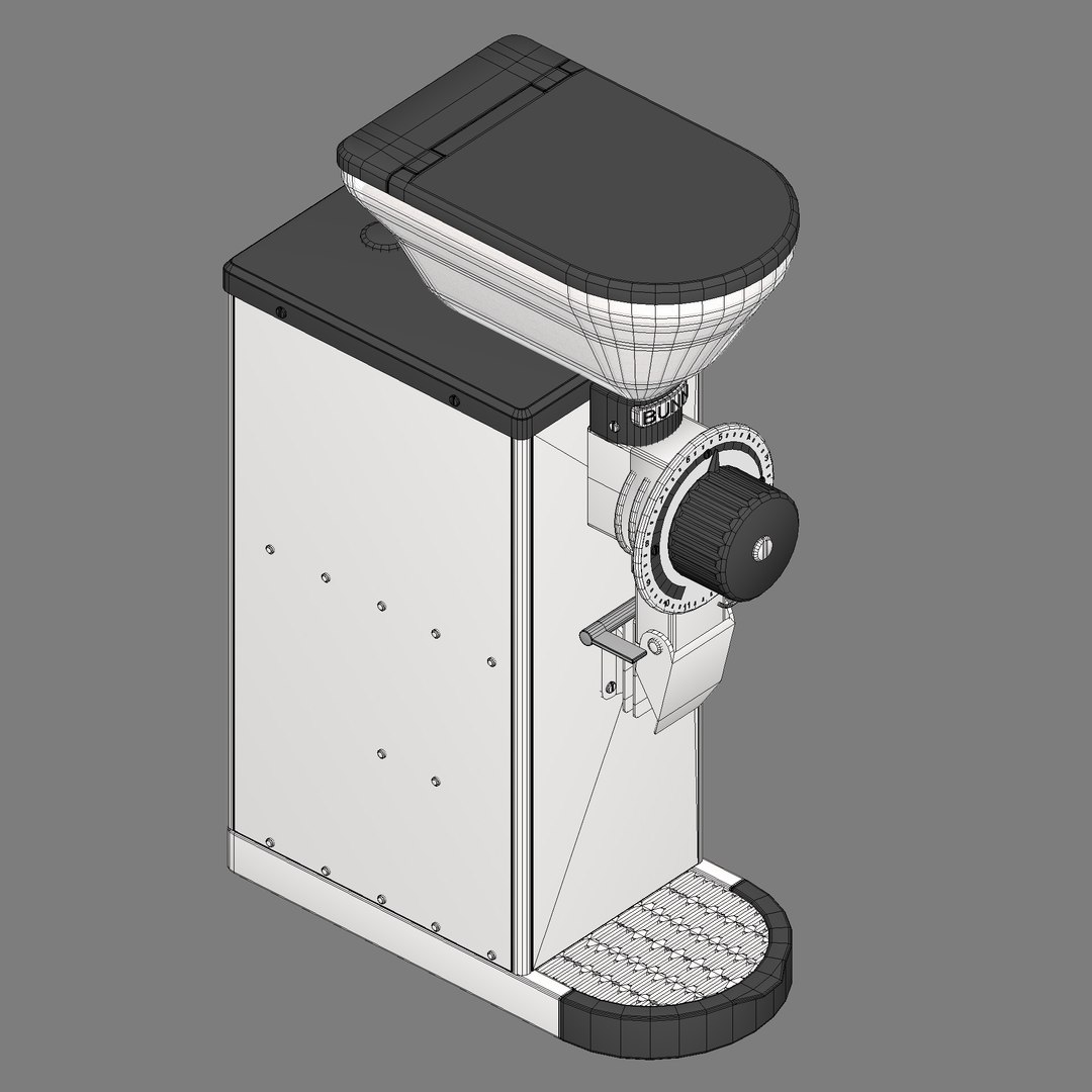 BUNN GVH-2 Coffee Grinder 3D Model - TurboSquid 1901580