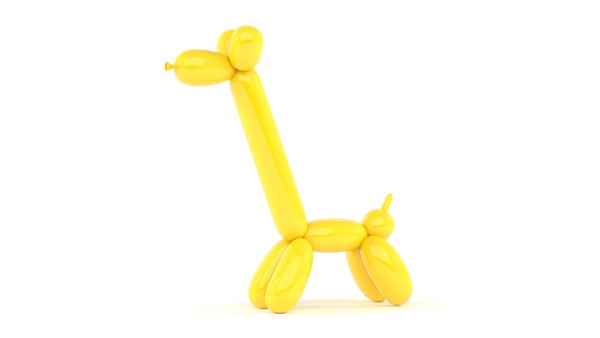 3D Balloon Giraffe - TurboSquid 1877780