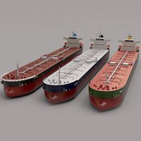 PANAMAX oil tanker real color option 245m
