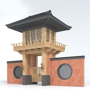 TRADITIONAL PIECES - GATE 3D model
