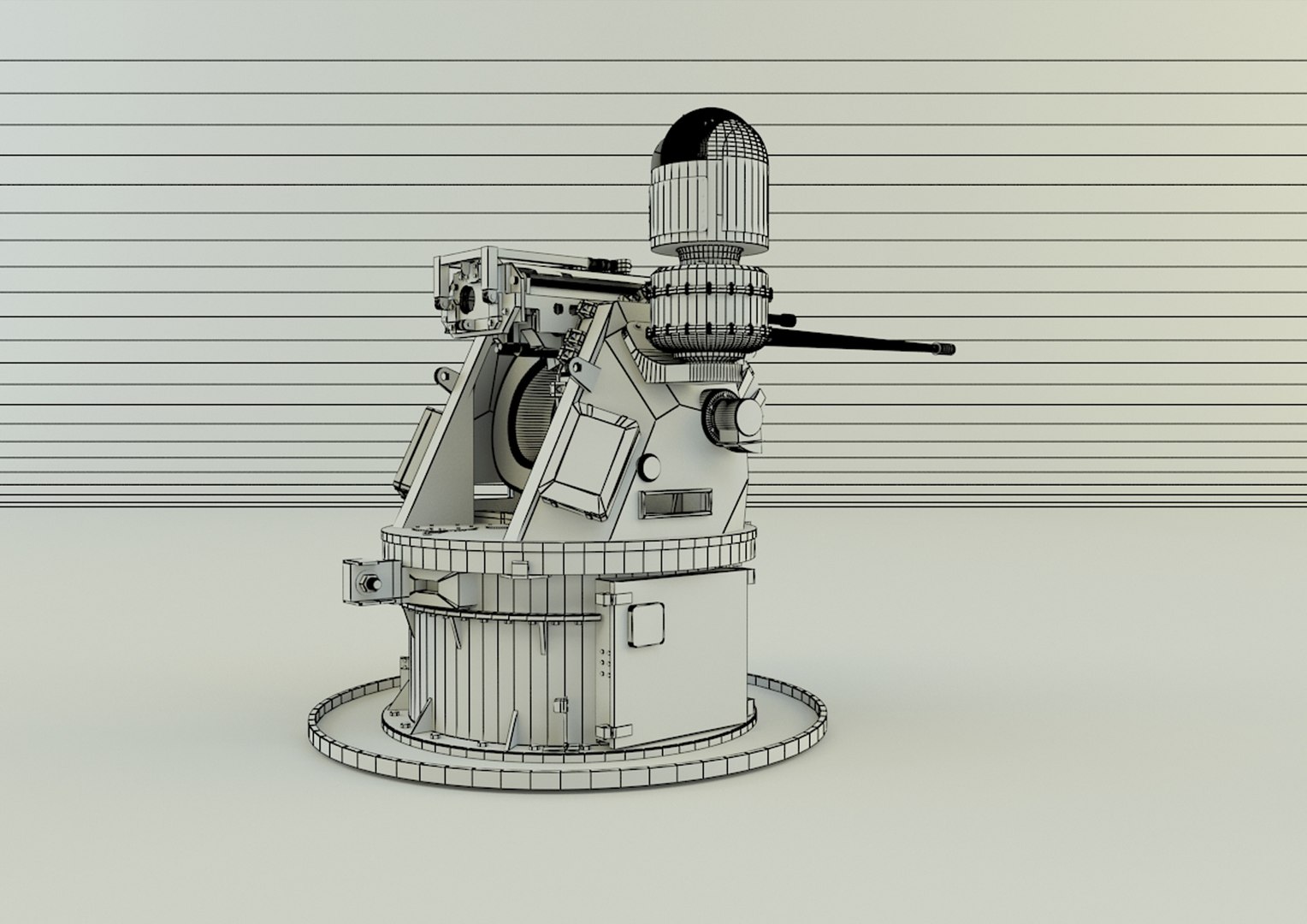 Military Gun Tower 3d Model 3d Turbosquid 2067302