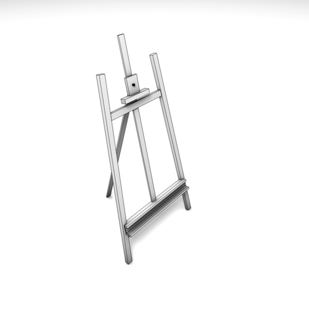 painting stand 3d model