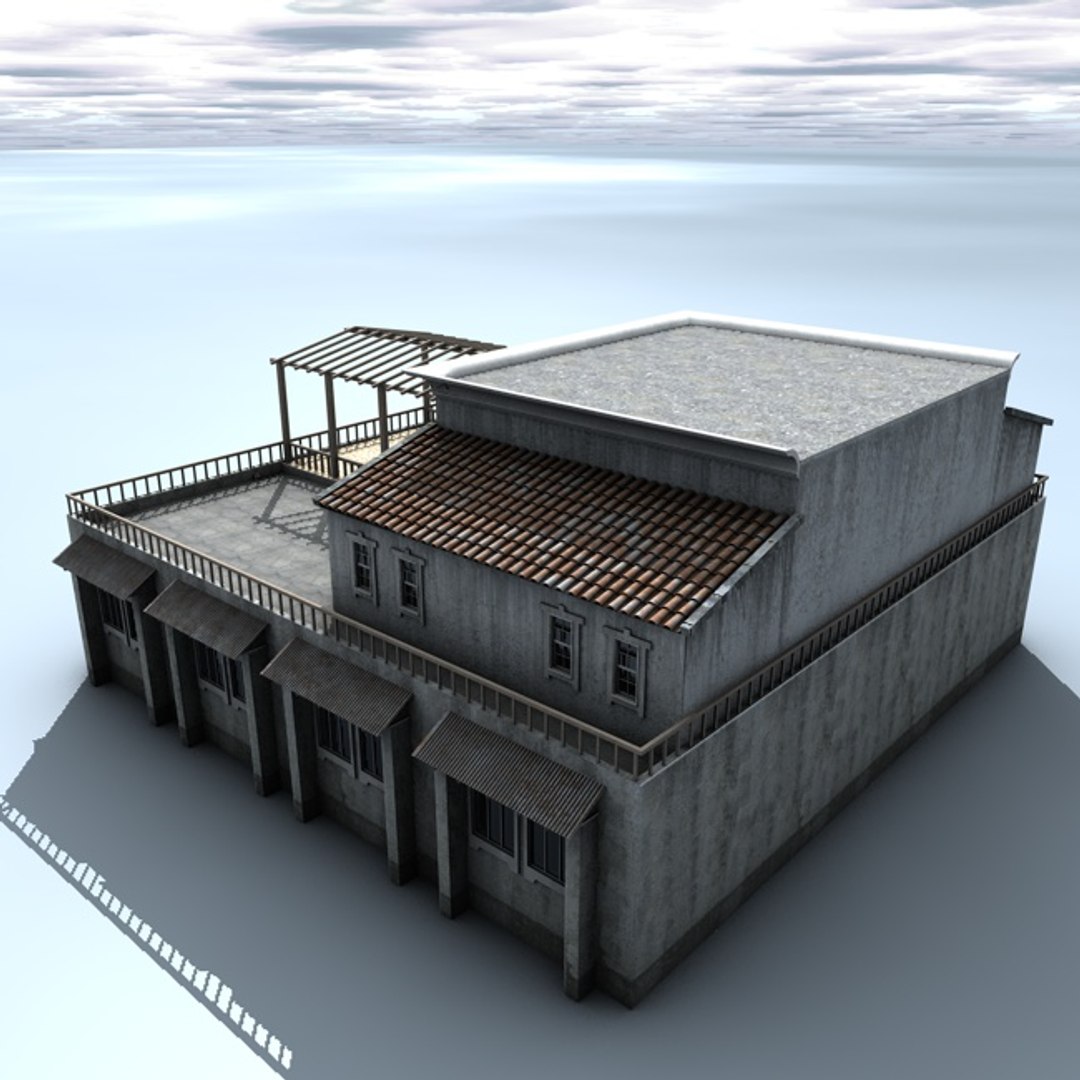 3D Old Building Model - TurboSquid 612308