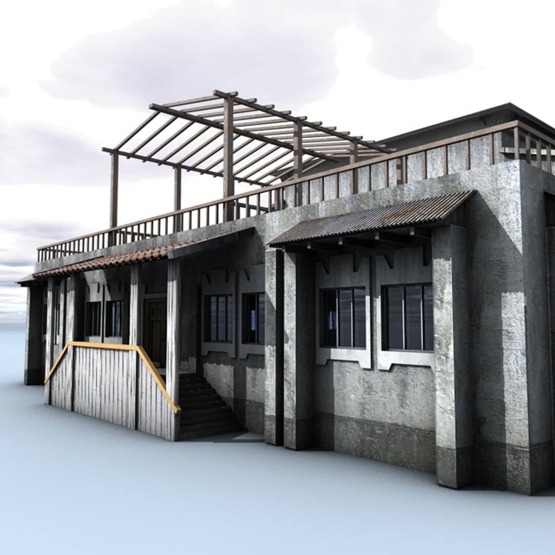 3D Old Building Model - TurboSquid 612308