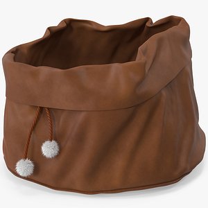 Santa Claus Open Brown Bag