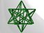 Wireframe Shape Stellated Dodecahedron